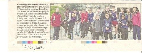 Des champions au triathlon !