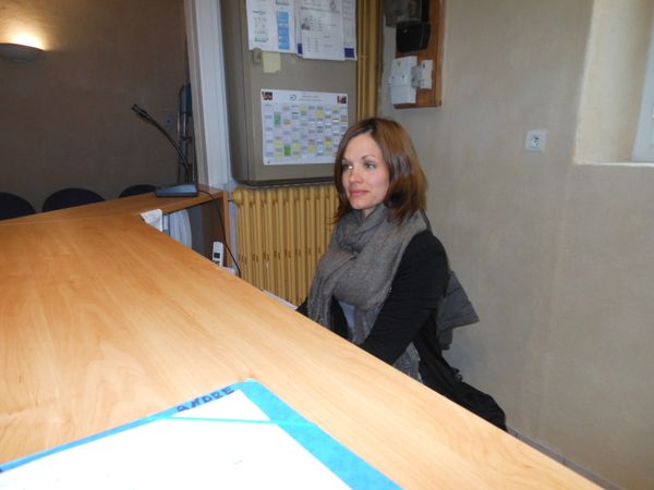 interview de Camille à l'accueil