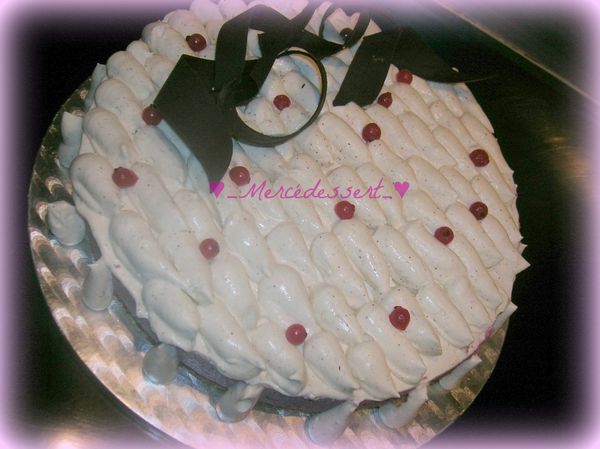 Bavarois fruits rouges et chocolat blanc