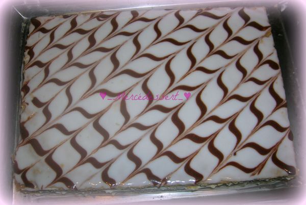 Millefeuille à la pâte feuilletée inversée de Pierre Hermé