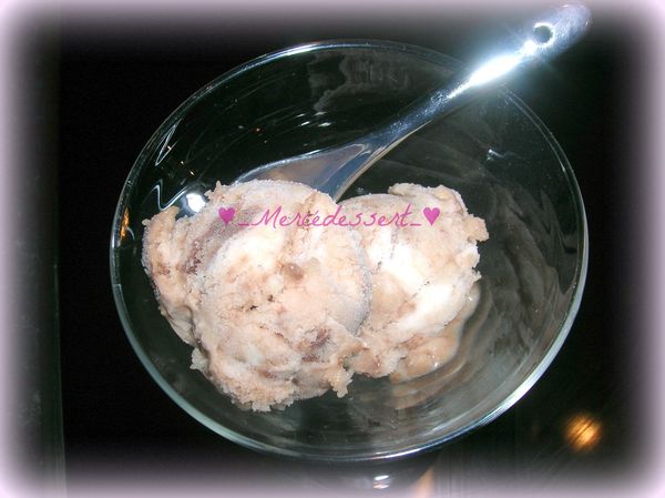 Sorbet marbrée bananutella