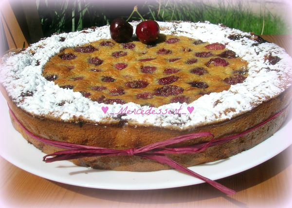 Clafoutis aux cerises de Guy Savoy (sans gluten)