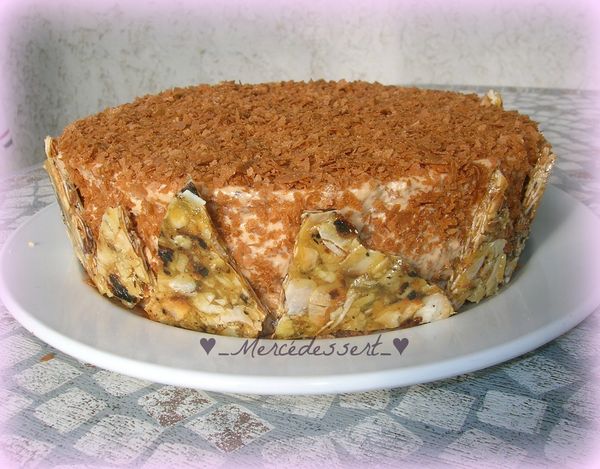 Noisetier mousse au chocolat pralinoise et gavottes