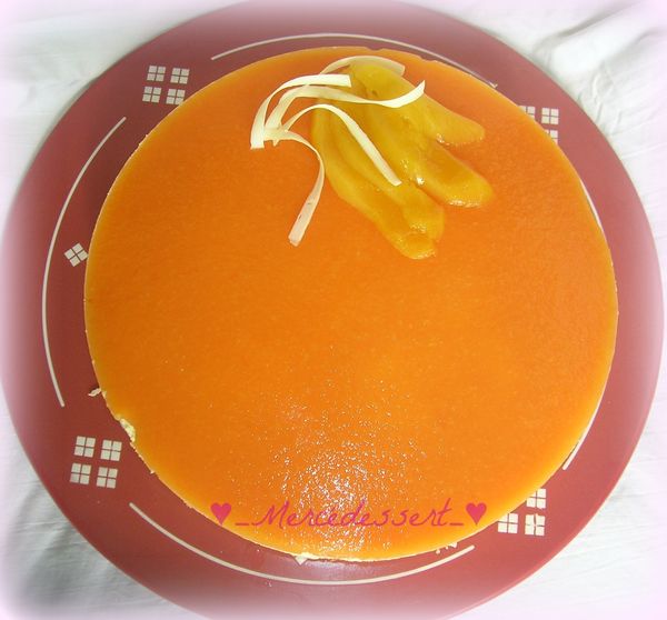 Bavarois à la mangue