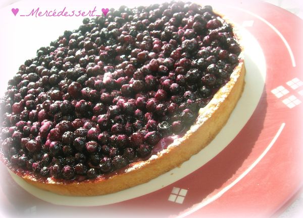 Tarte aux myrtilles