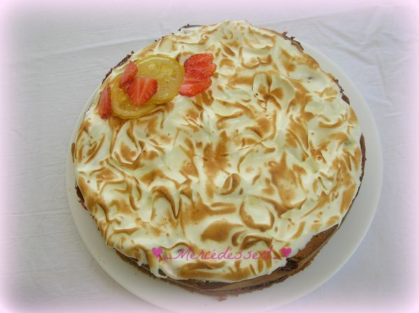 Gâteau au citron, fraise et huile d'olive de Pierre Hermé