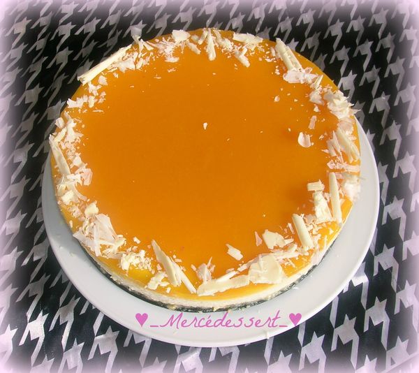 Cheesecake à la mangue