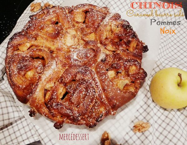 Chinois caramel pomme noix