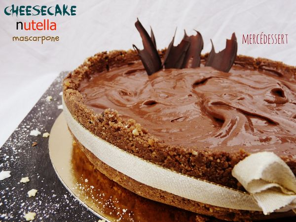 Cheesecake nutella mascarpone