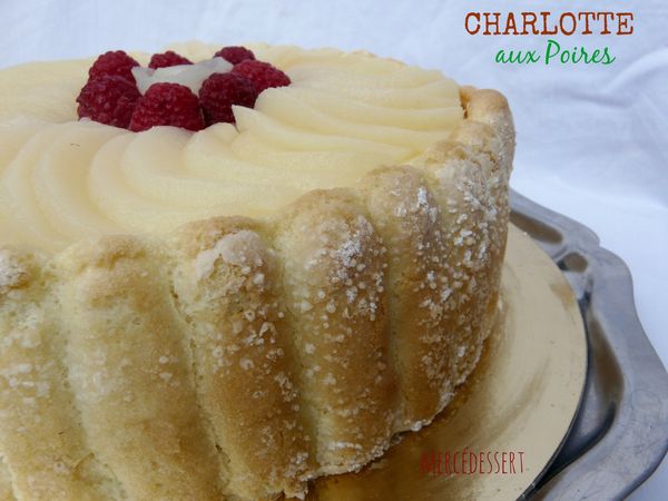 Charlotte aux poires - CAP Pâtissier