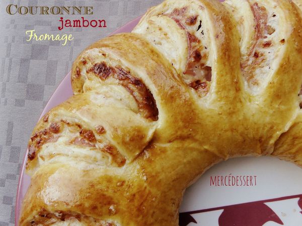 Couronne jambon fromage béchamel