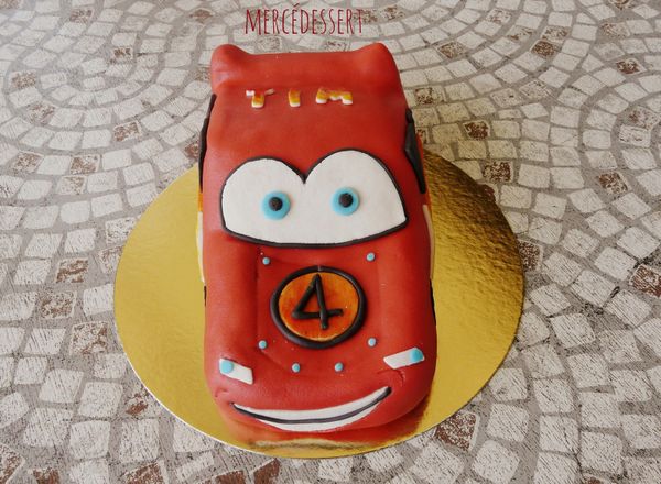 Gâteau Cars Flash Mc Queen