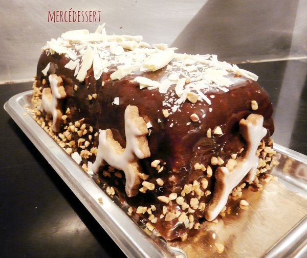 Bûche glacée tiramisu (sans sorbetière)