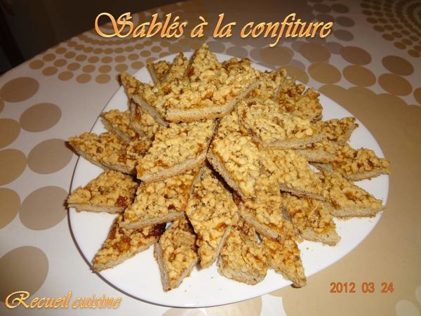 Sablés à la confiture