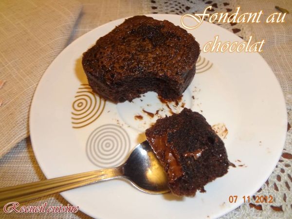 Fondant au chocolat