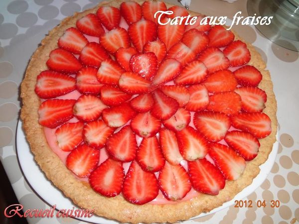 Tarte aux fraises