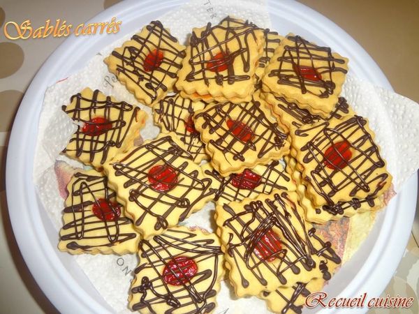 Sablés carrés