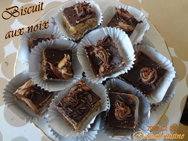 Minis Brownies (Petits biscuits aux noix)