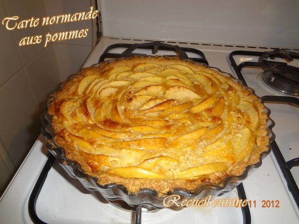 Tarte normande aux pommes