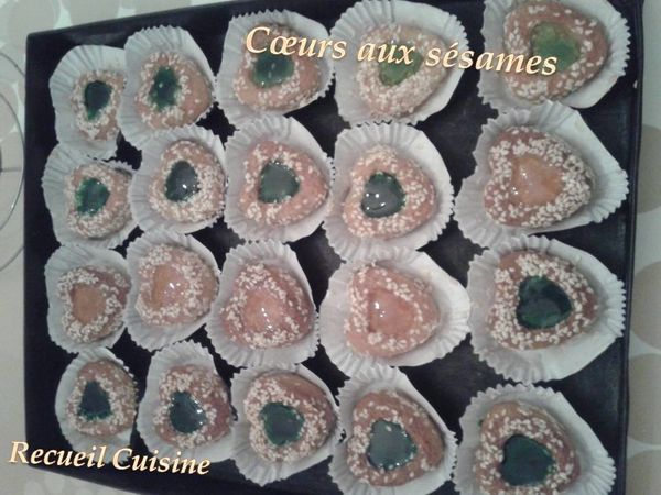 Coeurs aux sésames