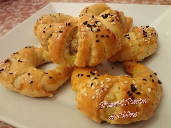 Croissants salés