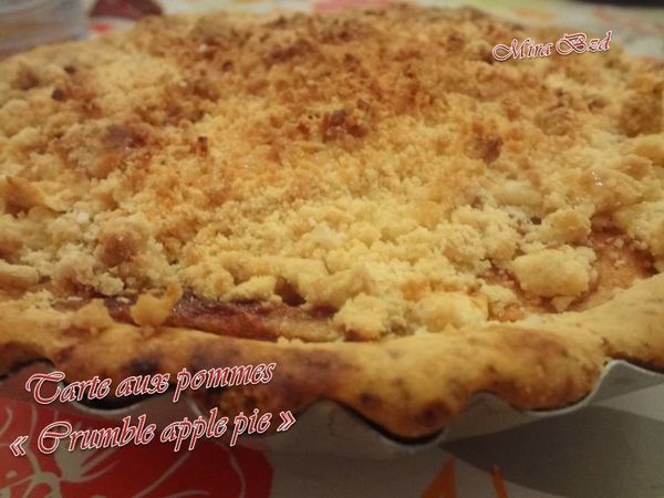Crumble apple pie " tarte aux pommes façon crumble"