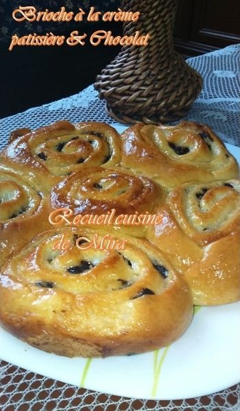 Brioche à la crème pâtissière