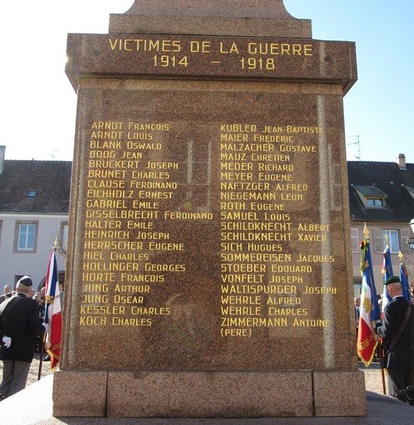 monument aux morts Neuf Brisach