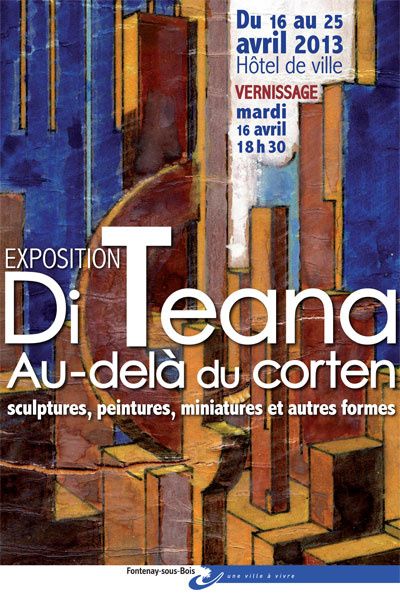 Marino Di Teana un grand artiste à l'Hôtel de ville...