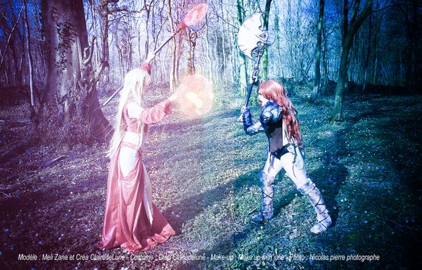 barbare human vs elfe mago