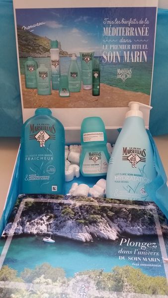GAMME DE SOIN MARIN AVEC LE PETIT MARSEILLAIS (PRESENTATION DU TEST)