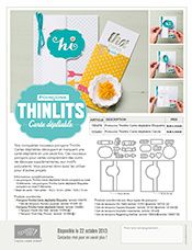 Nouveaux poinçons " Tinlits carte dépliable"