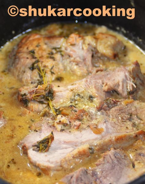 Rôti de porc au cidre