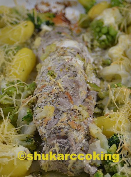 Filet mignon mariné au yaourt et citron