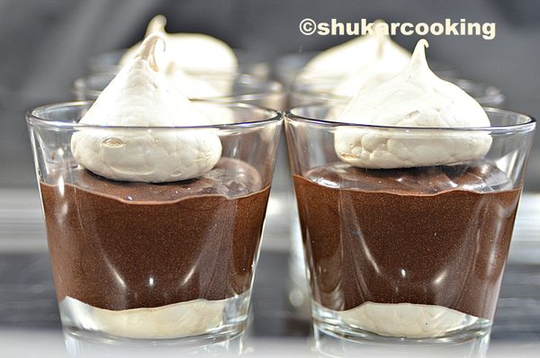 Mousse au chocolat meringuée de Maeva