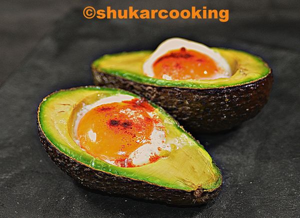 Œuf cocotte avocat