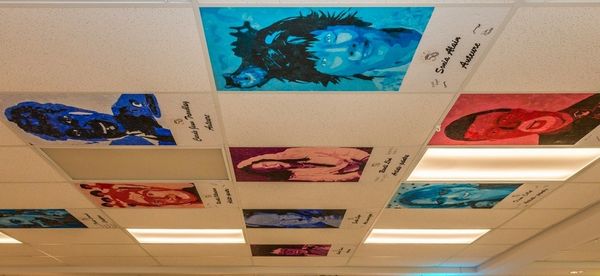 Un bel hommage des élèves à nos artistes
