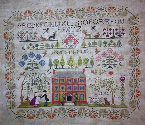Red House Sampler de Brenda Keyes