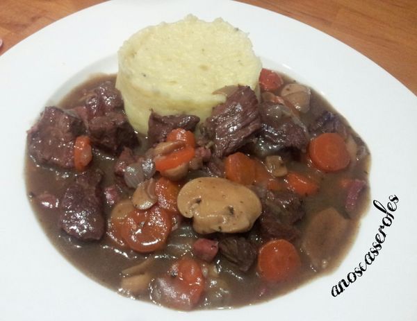 Le boeuf bourguignon à ma façon