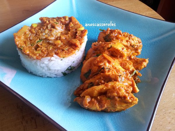 Poulet pimenté au gingembre et à la coriandre