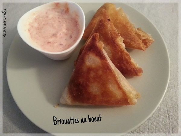 Briouattes au boeuf