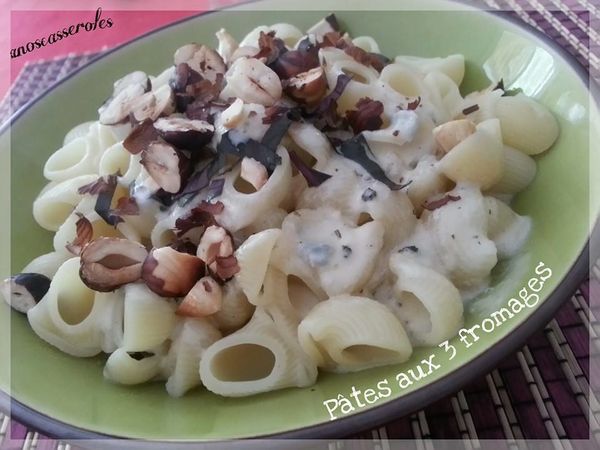 Pipe Rigate aux 3 fromages