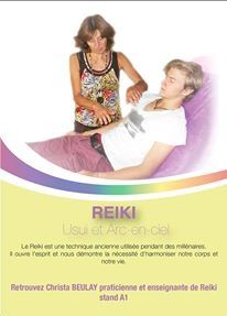 Des séances de découvertes de Reiki Arc-en-Ciel vont être proposer lors du salon Forme, Beauté et Bien-être à Amiens du 9 au 11 novembre 2013