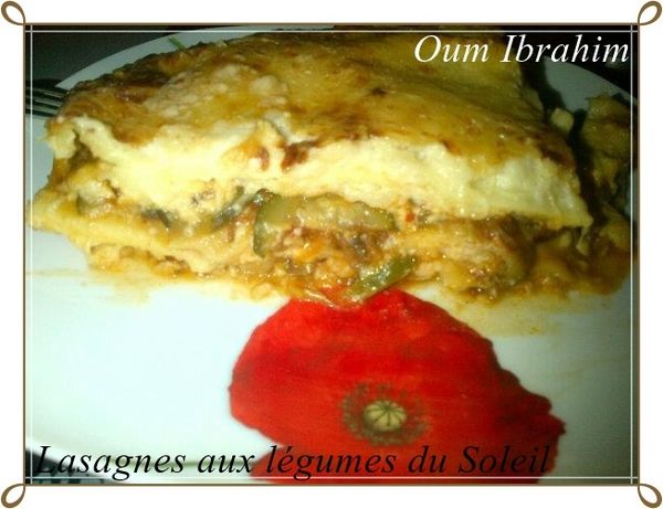Lasagnes aux légumes du Soleil avec Pâte à Lasagnes maison