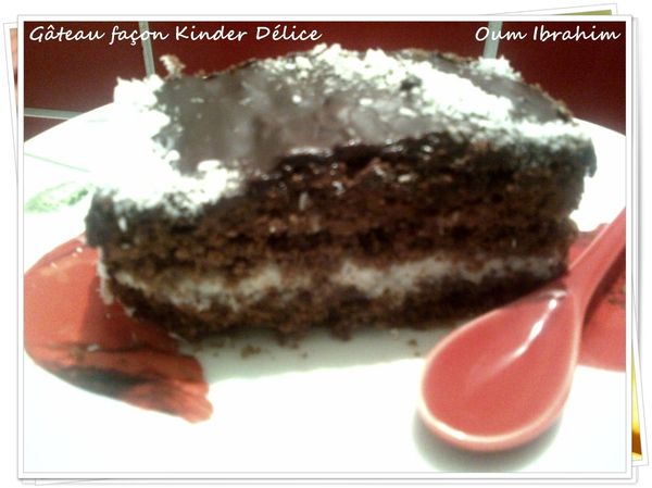 Gâteau façon Kinder Délice