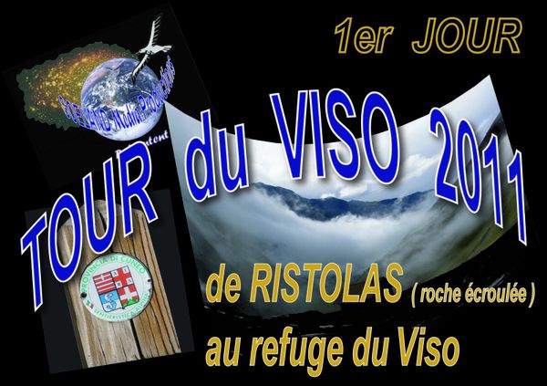 tour du VISO 2011 - ETAPE 1 - Roche écroulée - Rfge du Viso
