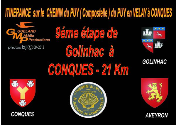 ETAPE 9 - ARRIVEE à CONQUES