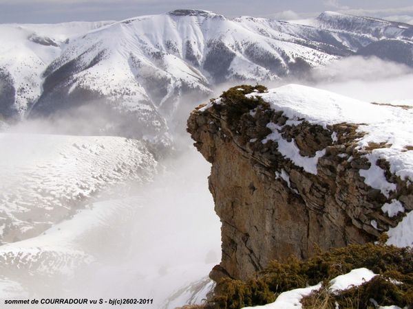 SOMMET du COURRADOUR - Hiver en Raquettes -