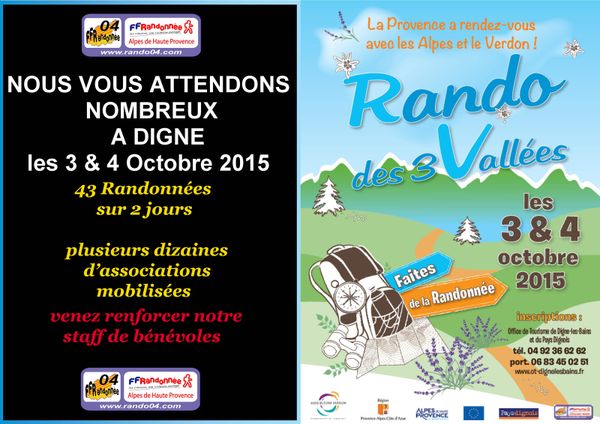 randonnees 3 vallees digne