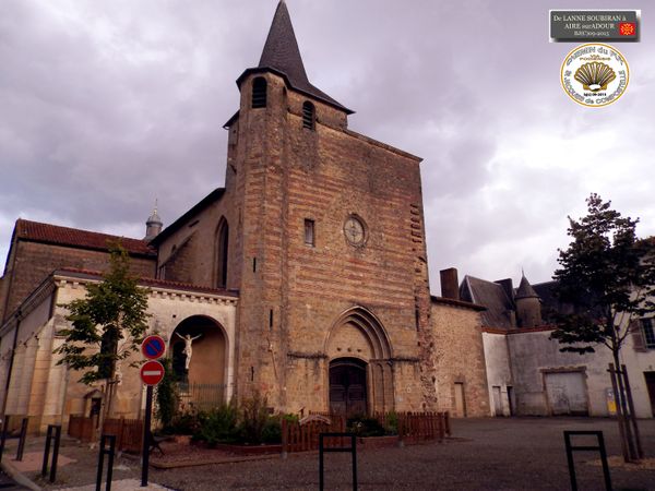 AIRE sur l'ADOUR - Terme de la 8éme étape de notre projet COMPOSTELLE 2015